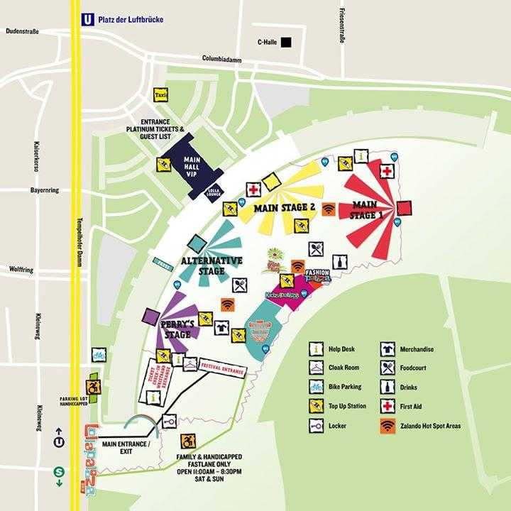 Lollapalooza-Berlin-2015 Map Lollapalooza-Berlin-2015 Map