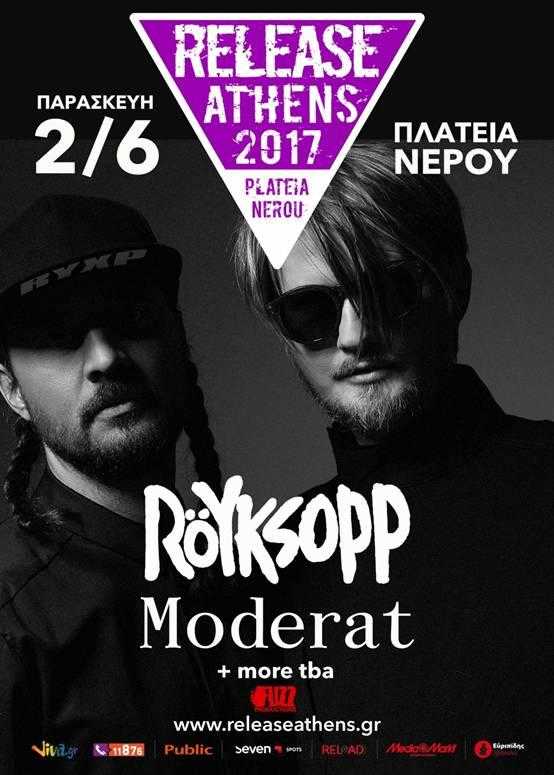 Οι Röyksopp & οι Moderat στο Release Athens 2017! Οι Röyksopp & οι Moderat στο Release Athens 2017!