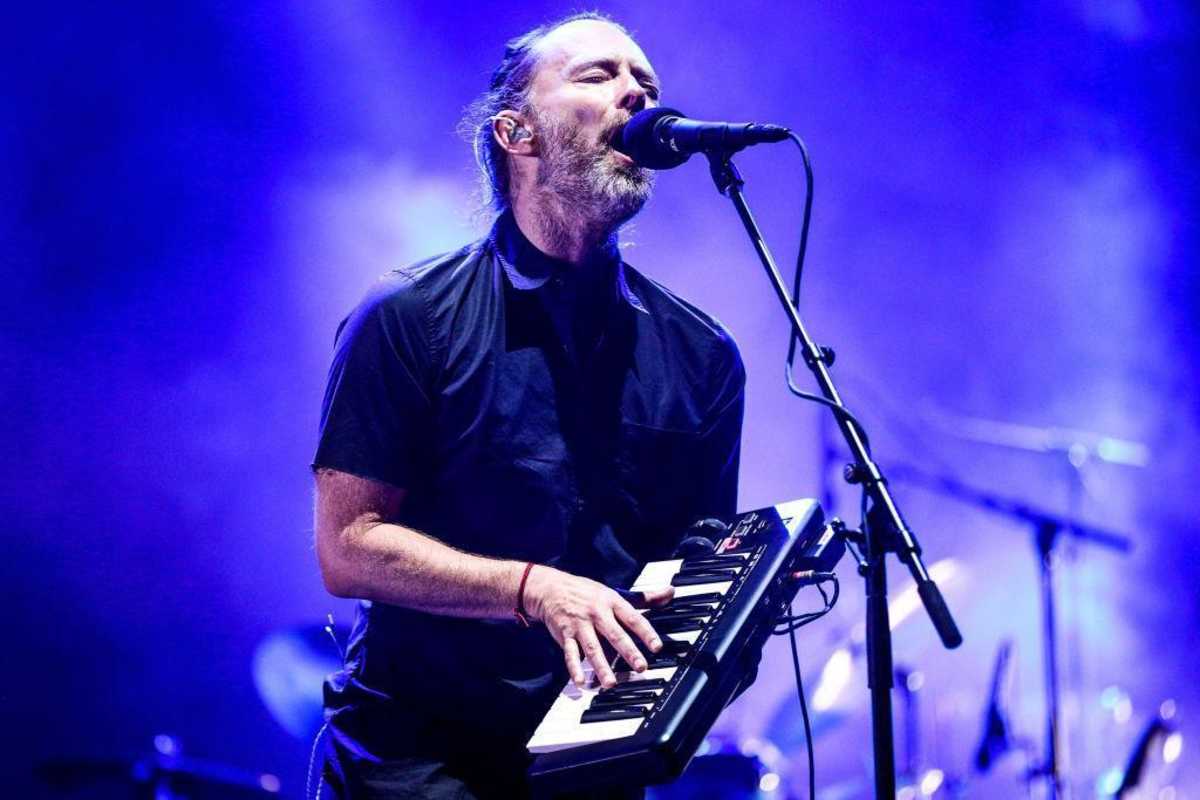 Radiohead perform at Coachella festival in April 2017