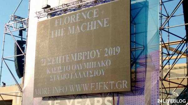 Florence + the Machine @ Αθήνα, 21/09/2019 Florence + the Machine @ Αθήνα, 21/09/2019