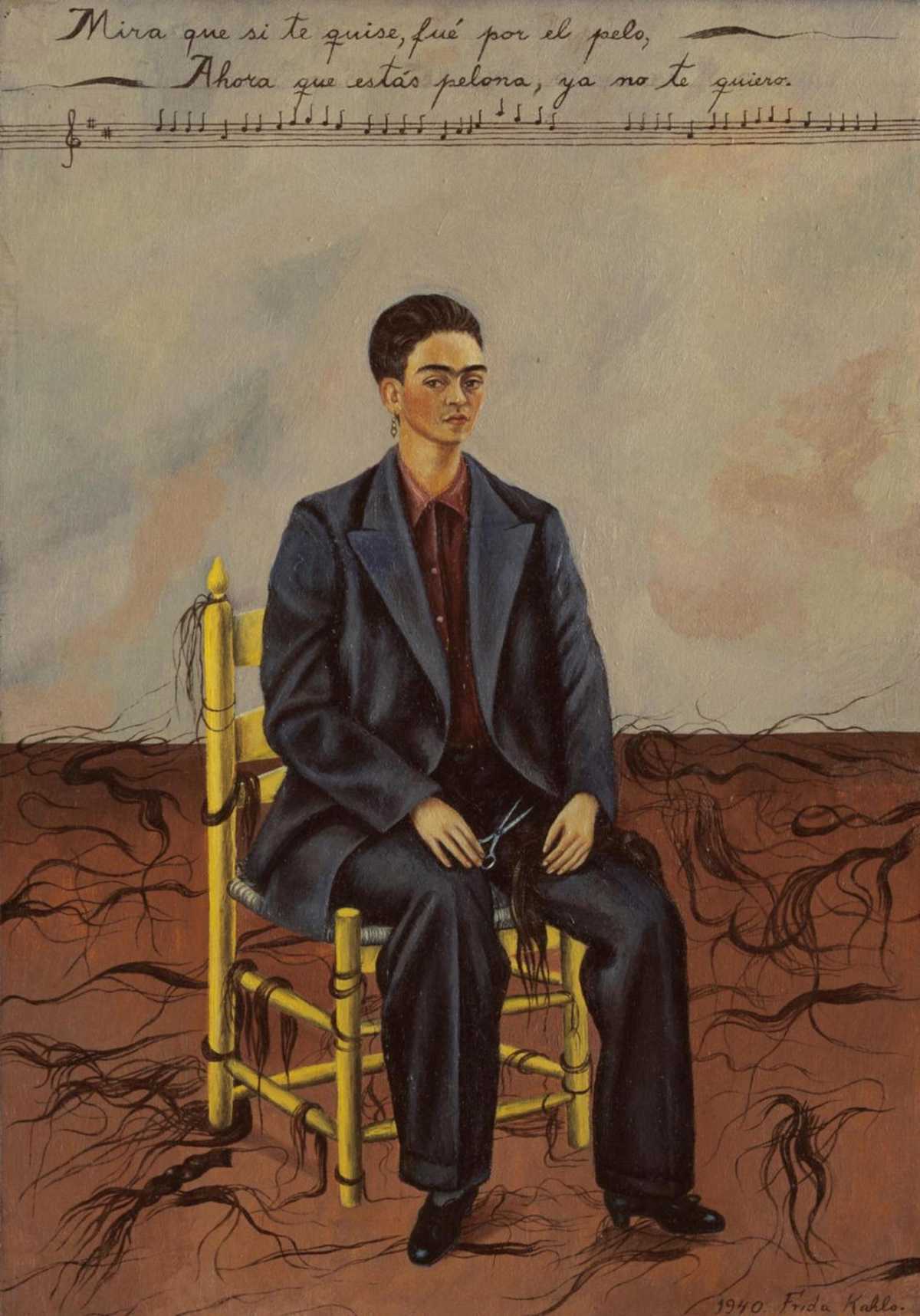 Αutorretrato con Pelo Corto